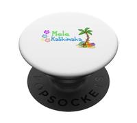 Mele Kalikimaka Christmas Hawaiian Palm Tree Xmas Gifts PopSockets PopGrip Adhesivo