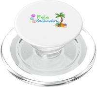 Mele Kalikimaka Christmas Hawaiian Palm Tree Xmas Gifts PopSockets PopGrip para MagSafe