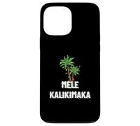 Mele Kalikimaka Christmas Hawaiian Palm Tree Xmas Lights Carcasa para iPhone 13 Pro MAX