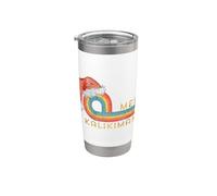 Mele Kalikimaka Merry Christmas Hawaii Camisa hawaiana para Vaso térmico de acero inoxidable de doble pared