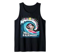 Mele Kalikimaka - Papá Noel Hawaiano navideño Camiseta sin Mangas