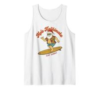 Mele Kalikimaka Surfing Santa Hawaii Navidad Retro Holiday Camiseta sin Mangas