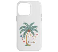 Mele Kalikimaka Tropical Christmas Hawaiian Palm Tree Xmas Carcasa para iPhone 14 Pro MAX