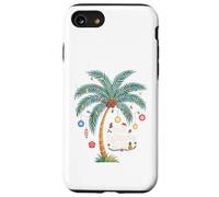 Mele Kalikimaka Tropical Christmas Hawaiian Palm Tree Xmas Carcasa para iPhone SE (2020) / 7/8