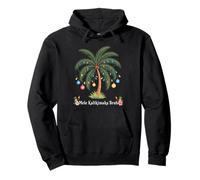 Mele Kalikimaka Tropical Christmas Hawaiian Xmas Palm Tree Sudadera con Capucha