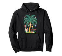 Mele Kalikimaka Tropical Christmas Hawaiian Xmas Palm Tree Sudadera con Capucha