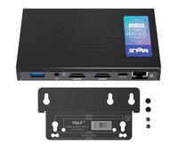 MeLE Quieter 3Q Mini PC sin Ventilador N5105/N5100, Computadora Portátil Pequeña, LPDDR4, Win11, HDMI*2 4K, 2.4G/5G Wi-Fi 5, Gigabit Ethernet, BT 5.1, USB 3.2 * 4, SSD, Montaje VESA (8G/256G)