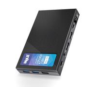 MeLE Quieter 4C Fanles Mini PC Sin Ventilador, N100 16GB 512GB, sin SO, Compatible con Linux Ubuntu Win11 Pro/Home, Microordenador HDMI USB-C PD3.0 Completo para IoT Oficina Negocios Industriales
