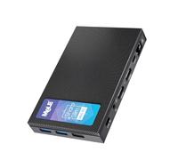 MeLE Quieter 4C Fanles Mini PC Sin Ventilador - N100 16GB 512GB, USB-C PD 3.0 e visualizzazione video/2xHDMI, Soporte Multi-OS - Hogar, Oficina, Educación, Industrial, Señalización