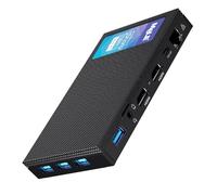 MeLE Quieter3Q Mini PC sin Ventilador N5100 8GB 128GB Microordenador | hasta 2.9GHz, Doble Pantalla HDMI 4K, Estabilidad 24/7, encendido automático, Wake on LAN, VESA, WiFi 2,4G/5G, Win 11 Pro