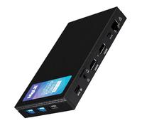 MeLE Quieter4C Mini PC sin Ventilador Win 11 Pro 16GB LPDDR5 512GB ROM Micro PC Alder Lake N100(hasta 3.4GHz) PC de Factor de Forma pequeño USB-C HDMI 4K@60 Triple Pantalla Ordenadores de sobremesa