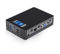 MeLE QuieterHD3 Mini PC Celeron N5105 8GB 128GB Windows 11 Pro Microordenador, Pequeño Ordenador de Sobremesa sin Ventilador Pantalla Triple para IoT Industrial y Señalización Digital Empresarial