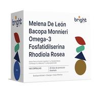Melena de león, Bacopa Monnieri, Omega 3 TG, Fosfatidilserina, Rhodiola Rosea - SmartAbsorb™ | para la función cerebral, la memoria y la energía | 28 sobres diarios