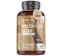 Melena de León en comprimidos - 2030 mg 365 Tabletas para 1 Año de Suministro - Suplemento de Apoyo Digestivo y Cognitivo