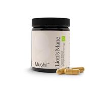 Melena de Leon Mushi LAB | Extracto Orgánico Puro de Melena de León 8000mg | Potencia Memoria, Concentración y Salud Intestinal | Sin Aditivos | Lions Mane | Vegano | Fabricado en Alemania