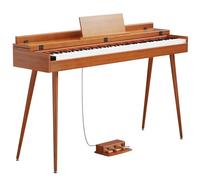 Melentro Piano digital de 88 teclas, teclado ponderado de tamaño completo de acción martillo, se transforma entre la cubierta de escritorio de tamaño completo, piano eléctrico y tocador, teclado de