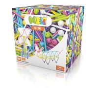 Meli 67336 Stik Pink 600 Bloques de construcción, Multicolor