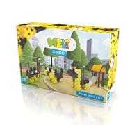 Meli Basic Brave Dogs - Juego de bloques de construcción 3 en 1, 120 piezas, negro, amarillo y blanco, para niños a partir de 3 años, promueve la creatividad y la motricidad fina, sin BPA, certificado