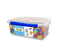 Meli Basic Constructor EDU 2000 | 2000 bloques de construcción, incluye ruedas y piezas especiales, juego creativo para niños a partir de 3 años | Juguetes de construcción para vehículos, robots y más