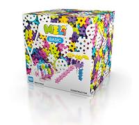Meli Basic Constructor Pink 600 | 600 Bloques de construcción, Incluye Ruedas y Piezas Especiales, Juego Creativo para niños a Partir de 3 años, Juguete de construcción para Coches, Robots y más