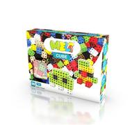 Meli Juego de bloques de construcción de cubo, 100 piezas, juguetes creativos para niños a partir de 3 años, construcciones 3D, colores: 8 variantes, dimensiones 2 x 2 x 2 cm, sin BPA, certificado CE