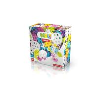 Meli Maxi Constructor Pink Bloques de Construcción Set - 70 Piezas Waffles Ejes Ruedas Hexágonos para Niños a partir de 1 Año Fomenta la Creatividad Motricidad Fina, Durable, Libre de BPA Certificado
