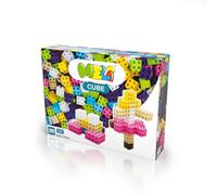 Meli Minis Cube - 100 bloques de construcción, juguetes creativos para niñas, 2 cm × 2 cm, colores neón, sin BPA, certificado CE, regalo educativo, apto para niños de 3 años en adelante