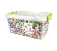 Meli Minis Pastel Edu 5000 ladrillos de construcción, 5000 piezas en delicados tonos pastel para niños a partir de 3 años, promueve la creatividad y la coordinación ojo-mano, seguros y sin BPA