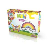 Meli Minis Rainbow 500 - 2 en 1 | 500 bloques de construcción coloridos en 8 colores | Juguete de construcción creativa para niños a partir de 3 años | promueve la motricidad fina y la imaginación