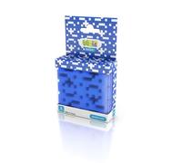 Meli Placa Base básica Azul | 6 Placas de construcción para diversión de construcción | Sistema de Ranuras para estructuras estables | Placas Grandes de 8,4 × 8,4 cm | Ideal para niños creativos a