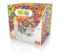 Meli Stick 150 - 150 Bloques de construcción Stik Coloridos para construcciones Creativas - Incluye Bolas y Varillas