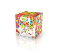 Meli Stik Neon 150 | Juego de ranuras con 100 varillas y 50 bolas, bloques de construcción coloridos para modelos 3D creativos, juguetes educativos para niños desde 3 años