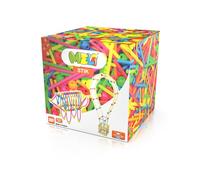 Meli Stik Neon 300 | 200 varillas flexibles y 100 bolas | Kit de construcción creativo para construcciones 3D | Fomenta la imaginación y la motricidad fina | Juguetes para niños a partir de 3 años