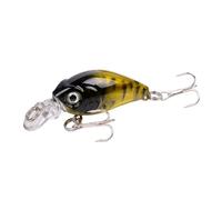 Meliaen 1pc 45mm 3,5g señuelo de Pesca Crankbait Artificial Duro CrankBait Bass wobbler Japón Topwater Minnow Señuelos de Pesca(FSA23 H)