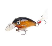 Meliaen 1pc 45mm 3,5g señuelo de Pesca Crankbait Artificial Duro CrankBait Bass wobbler Japón Topwater Minnow Señuelos de Pesca(FSA33 D)