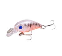Meliaen 1pc 45mm 3,5g señuelo de Pesca Crankbait Artificial Duro CrankBait Bass wobbler Japón Topwater Minnow Señuelos de Pesca(FSA23 G)