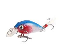 Meliaen 1pc 45mm 3,5g señuelo de Pesca Crankbait Artificial Duro CrankBait Bass wobbler Japón Topwater Minnow Señuelos de Pesca(FSA33 B)