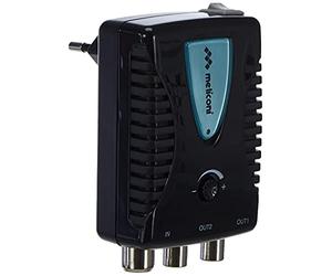 Meliconi 880100 AMP-20 - Amplificador de antena, hasta 20 dB