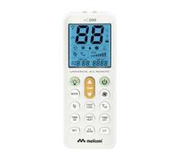 Meliconi Meliconi AC 200 Mando universal para aires acondicionados con pantalla retroiluminada y todas las funciones principales cubiertas