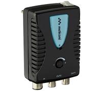 Meliconi AMP200, Amplificador de Antena de TV, Amplificador de Señal Digital de 2 Vías para Interiores, Alimentación Directa 220V, Filtro LTE
