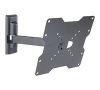 Meliconi CME ER 200, Soporte TV Pared Brazo Inclinable Orientable | Soporte Extensible, TV 26”-40”, VESA 50-200, Capacidad 20kg, Fischer Tacos, Made in Italy, Negro