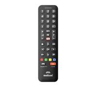 Meliconi Easytel TV+, Mando a Distancia Universal para TV y Smart TV | Acceso Directo a HOME y Netflix, Modo Infantil, Fácil Programación, Compatible con Más de 50.000 Modelos