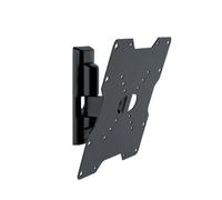 Meliconi FLATSTYLE FTR200, Soporte de Pared para TV Inclinable, Soporte para TV Plana de 26" a 45", Montaje VESA 50-75-100-200, Capacidad de Carga 30 Kg, Made in Italy, Negro