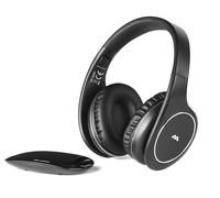 Meliconi HP Easy - Auriculares inalámbricos para TV, Color Negro