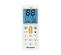 Meliconi Meliconi AC 200 Mando universal para aires acondicionados con pantalla retroiluminada y todas las funciones principales cubiertas