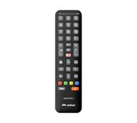 Meliconi Meliconi Easytel 2 Mando universal 2 en 1: práctico y manejable, compatible con TV y decodificador con todas las funciones originales disponibles