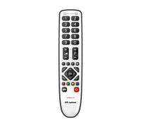Meliconi Meliconi Gumbody Pratico 2+ Mando a distancia universal, fácil de usar, ergonómico y compatible con múltiples dispositivos