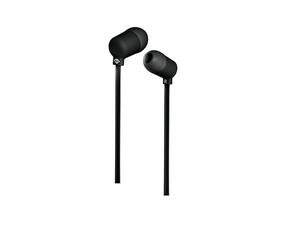 Meliconi Mysound Speak Fluo Black Type-C Auriculares In-Ear Negro - Material Soft Touch, Cable Plano Antienredos, Resistentes al Sudor, Óptimos para Música, Llamadas y Deporte