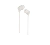 Meliconi Mysound Speak Fluo White Type-C Auriculares In-Ear Blanco - Material Soft Touch, Cable Plano Antienredos, Resistentes al Sudor, Óptimos para Música y Llamadas, Óptimos para Deporte