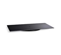 Meliconi Rotobase Elite M, Soporte Giratorio para Monitor y TV, Base Giratoria 360°, Carga 70 Kg, Cristal Templado, Negro